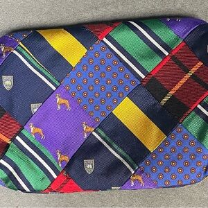 J. Crew Multicolor Patchwork Clutch